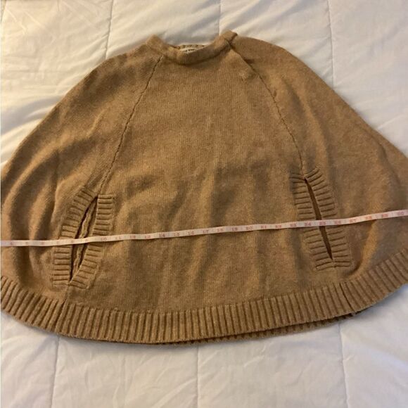 Lands End Camel poncho XL teen wool blend - Picture 1 of 6
